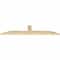 Ekena Millwork Portland Rough Sawn Timber Gable Bracket, Douglas Fir, 60"W x 12"H x 2"D x 4"F, 5/12 Pitch GBW060X12X0204POR00RDF - alternate 4